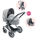 Corolle Bb36/42 Cybex Priam - Landau 3 En 1, Landau de poupée Gris, Poussette pour poupée, 3 an(s), 3,34 kg