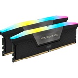 Corsair 48 Go DDR5-7000 Kit, Mémoire vive Noir, CMH48GX5M2B7000C40, Vengeance RGB, XMP