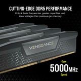 Corsair 64 Go DDR5-5600 Kit, Mémoire vive Noir, CMK64GX5M2B5600C40, Vengeance, XMP