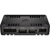 Corsair COMMANDER DUO ARGB / iCUE LINK Hybrid, Contrôleur de ventilateurs Noir