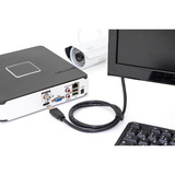 Digitus Câble de connexion HDMI Premium High Speed, avec Ethernet, UHD 4K Noir