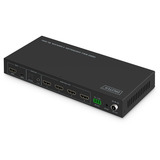Digitus Contrôleur de mur vidéo HDMI 4K, 4 écrans, Repartiteur HDMI Noir
