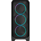 Fractal Design Meshify 3 RGB boîtier midi tower Noir | 2x USB-A | 1x USB-C | RGB | Verre trempé