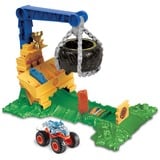Hot Wheels Monster Trucks – Coffret Arena Smashers Défi Chargement Rhinomite, Jeu véhicule Action/Aventure, 4 an(s), Multicolore, Métal