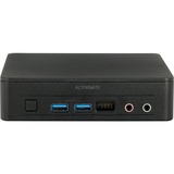 Intel® NUC 11 Essential Kit - NUC11ATKC2 UCFF Noir N4505 2 GHz, Barebone Noir, UCFF, Mini PC type barebone, DDR4-SDRAM, Ethernet/LAN, Wi-Fi 5 (802.11ac), 65 W