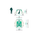 Jack Wolfskin Tente dôme STRATOS LITE III Vert