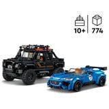 LEGO Speed Champions Jaguar Project 7 & Land Rover Defender, Jouets de construction Jeu de construction, 10 an(s), Plastique, 740 pièce(s), 863 g