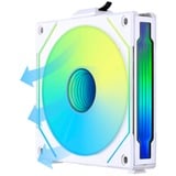 Lian Li Reverse Blade ventilateur de boîtier RGB  Blanc, 140 x 142 x 25 mm, PWM
