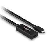 Lindy 43364 câble USB USB 3.2 Gen 2 (3.1 Gen 2) 5 m USB C Noir, Câble d'extension Noir, 5 m, USB C, USB C, USB 3.2 Gen 2 (3.1 Gen 2), 10 Gbit/s, Noir