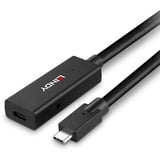 Lindy 43364 câble USB USB 3.2 Gen 2 (3.1 Gen 2) 5 m USB C Noir, Câble d'extension Noir, 5 m, USB C, USB C, USB 3.2 Gen 2 (3.1 Gen 2), 10 Gbit/s, Noir
