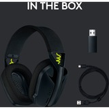 Logitech G435 LIGHTSPEED casque gaming over-ear Noir