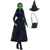 Mattel Wicked Elphaba Fashion Doll, Poupée Poupée mannequin, Femelle, 4 an(s), Fille, 289,9 mm, 240 g