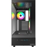 Montech XR boîtier midi tower Noir | 2x USB-A | 1x USB-C | RGB | Window