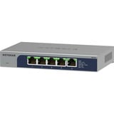 Netgear MS105-100EUS commutateur réseau Non-géré 2.5G Ethernet (100/1000/2500) Connexion Ethernet, supportant l'alimentation via ce port (PoE) 1U, Switch Gris, Non-géré, 2.5G Ethernet (100/1000/2500), Connexion Ethernet, supportant l'alimentation via ce port (PoE), Grille de montage, 1U