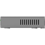 Netgear MS105-100EUS commutateur réseau Non-géré 2.5G Ethernet (100/1000/2500) Connexion Ethernet, supportant l'alimentation via ce port (PoE) 1U, Switch Gris, Non-géré, 2.5G Ethernet (100/1000/2500), Connexion Ethernet, supportant l'alimentation via ce port (PoE), Grille de montage, 1U