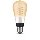 Philips Hue White Filament lampe E27 Edison ST64 550 lm, Lampe à LED 