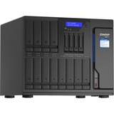 QNAP TVS-h1688X NAS Tower Intel® Xeon® W-1250 32 Go DDR4 0 To QuTS hero Noir NAS, Tower, Intel® Xeon®, W-1250, 32 Go, DDR4