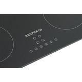 Respekta 15110000000726, Jeu de cuisinière Noir (Mat)