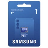 Samsung T7 microSDXC 1 TB, Carte mémoire Bleu