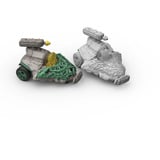 Schleich ELDRADOR CREATURES Jet de la Jungle rétrofriction avec Mini Creature, Figurine Action/Aventure, 6 an(s), Vert, Gris, Multicolore