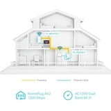 TP-Link TL-WPA1000 KIT Adaptateur réseau CPL 1000 Mbit/s Ethernet/LAN Wifi Blanc 2 pièce(s), Powerline 1000 Mbit/s, IEEE 1901, IEEE 802.11a, IEEE 802.11ac, IEEE 802.11b, IEEE 802.11g, IEEE 802.11n, IEEE 802.3, IEEE..., Type C, Gigabit Ethernet, 10,100,1000 Mbit/s, Wi-Fi 5 (802.11ac)