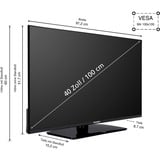 Telefunken  40" TV LED Noir