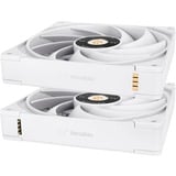 Thermaltake TOUGHFAN EX14 Pro White ventilateurs de boîtier Blanc, 3 pièces, 140 x 140 x 25 mm, PWM