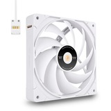 Thermaltake TOUGHFAN EX14 Pro White ventilateurs de boîtier Blanc, 3 pièces, 140 x 140 x 25 mm, PWM