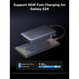 UGREEN Nexode Power Bank 20000mAh 67W avec câble USB-C, Powerbank Gris/Noir