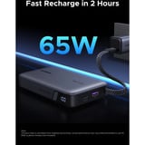 UGREEN Nexode Power Bank 20000mAh 67W avec câble USB-C, Powerbank Gris/Noir