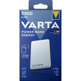 Varta Energy 5000 Lithium Polymère (LiPo) 5000 mAh Noir, Blanc, Batterie portable Blanc/Noir, 5000 mAh, Lithium Polymère (LiPo), 3,7 V, Noir, Blanc