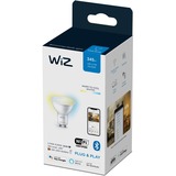 WiZ Spot 4,9 W (éq. 50 W) PAR16 GU10, Lampe à LED 9 W (éq. 50 W) PAR16 GU10, Ampoule intelligente, Blanc, Wi-Fi, GU10, Multicolore, 2700 K