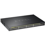 Zyxel GS2220-50HP-EU0101F commutateur réseau Géré L2 Gigabit Ethernet (10/100/1000) Connexion Ethernet, supportant l'alimentation via ce port (PoE) Noir, Switch Géré, L2, Gigabit Ethernet (10/100/1000), Connexion Ethernet, supportant l'alimentation via ce port (PoE), Grille de montage