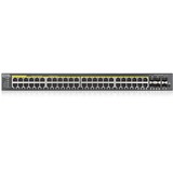 Zyxel GS2220-50HP-EU0101F commutateur réseau Géré L2 Gigabit Ethernet (10/100/1000) Connexion Ethernet, supportant l'alimentation via ce port (PoE) Noir, Switch Géré, L2, Gigabit Ethernet (10/100/1000), Connexion Ethernet, supportant l'alimentation via ce port (PoE), Grille de montage