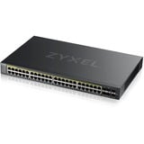 Zyxel GS2220-50HP-EU0101F commutateur réseau Géré L2 Gigabit Ethernet (10/100/1000) Connexion Ethernet, supportant l'alimentation via ce port (PoE) Noir, Switch Géré, L2, Gigabit Ethernet (10/100/1000), Connexion Ethernet, supportant l'alimentation via ce port (PoE), Grille de montage