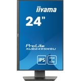 iiyama ProLite XUB2495WSU-B7 écran plat de PC 61,2 cm (24.1") 1920 x 1200 pixels 4K Ultra HD LED Noir Moniteur  Noir (Mat), 61,2 cm (24.1"), 1920 x 1200 pixels, 4K Ultra HD, LED, 4 ms, Noir