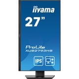 iiyama ProLite XUB2793HS-B7 écran plat de PC 68,6 cm (27") 1920 x 1080 pixels Full HD LED Noir Moniteur  Noir (Mat), 68,6 cm (27"), 1920 x 1080 pixels, Full HD, LED, 1 ms, Noir
