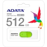 ADATA AUV320-512G-RWHGN, Clé USB Blanc/Vert