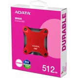 ADATA  SSD externe Rouge