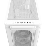 ASUS A23 PLUS TG ARGB WHITE Micro Tower Blanc boîtier mini tower Blanc | 2x USB-A | 1x USB-C | RGB | Verre Trempé