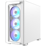 ASUS A23 PLUS TG ARGB WHITE Micro Tower Blanc boîtier mini tower Blanc | 2x USB-A | 1x USB-C | RGB | Verre Trempé
