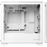 ASUS A23 PLUS TG ARGB WHITE Micro Tower Blanc boîtier mini tower Blanc | 2x USB-A | 1x USB-C | RGB | Verre Trempé