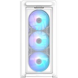 ASUS  boîtier mini tower Blanc | 2x USB-A | 1x USB-C | RGB | Verre Trempé