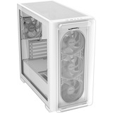ASUS  boîtier mini tower Blanc | 2x USB-A | 1x USB-C | RGB | Verre Trempé