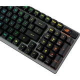 ASUS clavier gaming Noir, Layout DE, ROG RX Red