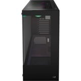 Aerocool Pivot Midi Tower Noir, boîtier pc Noir | 3x USB-A | RGB | Verre Trempé