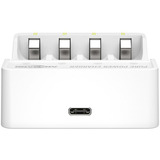 Ansmann Chargeur lithium Pure Power Set 4× accus Micro AAA et module de charge Blanc/multicolore