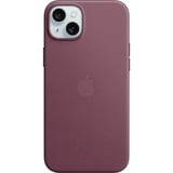 Apple Coque en tissage fin avec MagSafe pour iPhone 15 Plus, Housse smartphone Violâtre