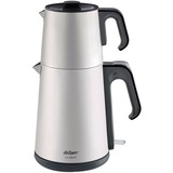 Arzum Çay Sefa AR3069, Théière Argent/Noir
