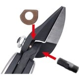 BESSEY ERDI Ideal-Schere D39ASS, Cisaille Noir/Rouge
